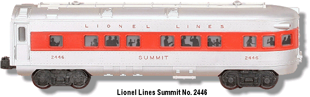 Lionel Lines Summit Observation Car No. 2446