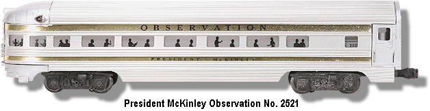 President McKinley Observation Car No. 2521
