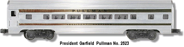 President Garfield Pullman Car No. 2523
