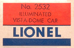 No. 2532 late Vista-Dome Box End