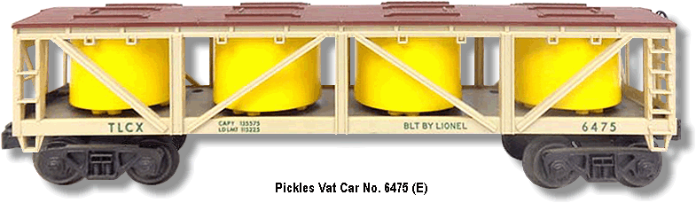 Pickles Vat Car No. 6475 Variation E