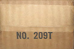 No. 209T Dummy Unit Box End