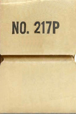 No. 217P A Unit Box End