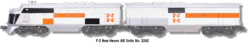 Lionel Trains New Haven AB Units No. 2242