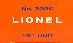 No. 229 B Unit Box End