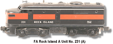 Rock Island FA A Unit No. 231 Variation A