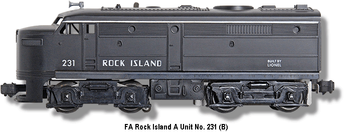 Rock Island FA A Unit No. 231 Variation B