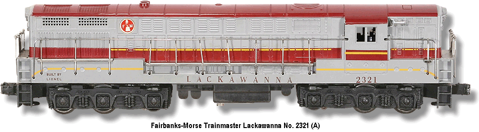 Lionel Trains Lackawanna FM Trainmaster No. 2321 Variation A