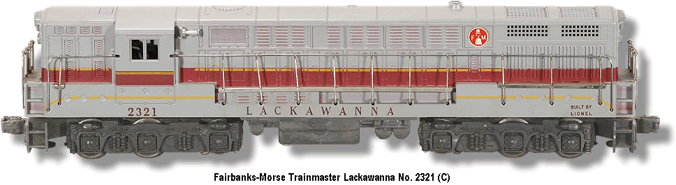 Lionel Trains Lackawanna FM Trainmaster No. 2321 Variation C