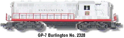 Burlington GP-7 No. 2328