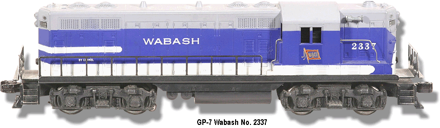 Lionel Trains Wabash GP-7 No. 2337