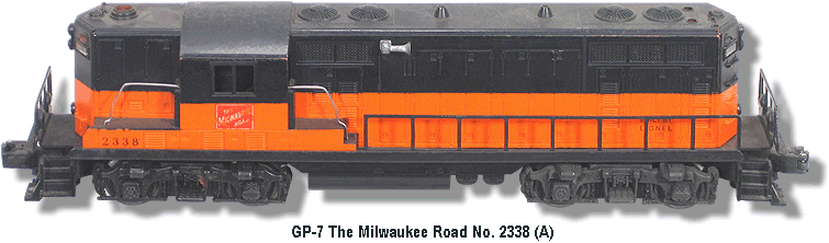 Lionel Trains The Milwaukee Road GP-7 No. 2338 Variation A