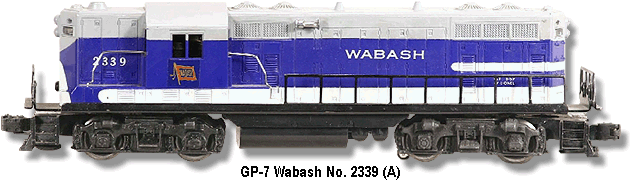 Lionel Trains Wabash GP-7 No. 2339 Variation A