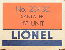 No. 2343C Early Classic Box End