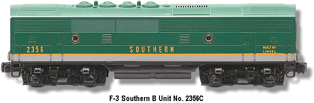 Southern F-3 Diesel B Unit