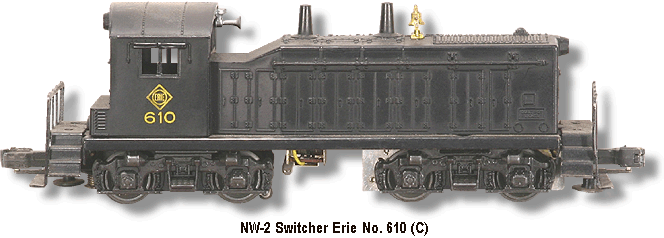 Erie NW-2 Diesel Switcher No. 610 Variation C