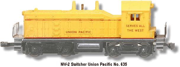 Lionel Trains Union Pacific NW-2 Diesel Switcher No.635