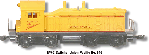Lionel Trains Union Pacific NW-2 Diesel Switcher No.645
