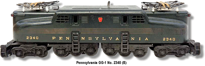 Pennsylvania GG-1 Electric No. 2340-25 Variation B
