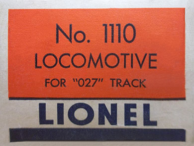 Locomotive No. 1110 Middle Classic Box End