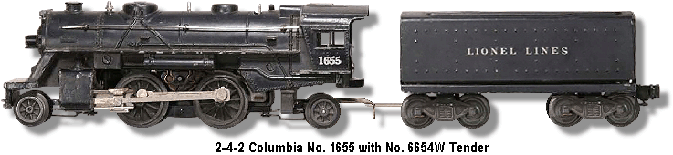 Lionel Trains Locomotive No. 1655