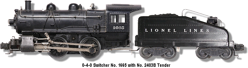 Lionel Trains Locomotive No. 1665