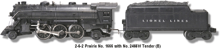 Lionel Trains Locomotive No. 1666 Variation B