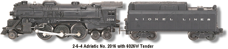 Lionel Trains Locomotive No. 2016
