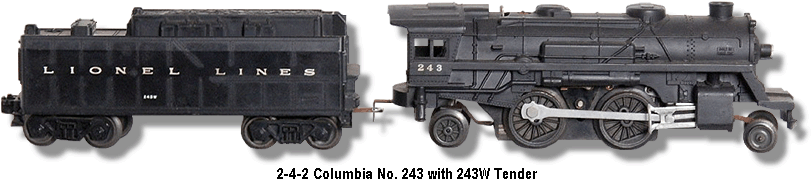 Lionel Trains Locomotive No. 243