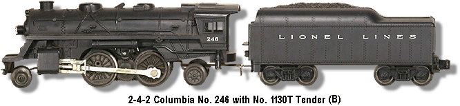 Locomotive No. 246 with 1130T Tender Variation B