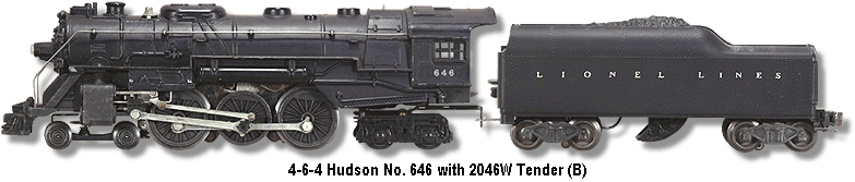 Lionel Trains Locomotive No. 646 B Variation