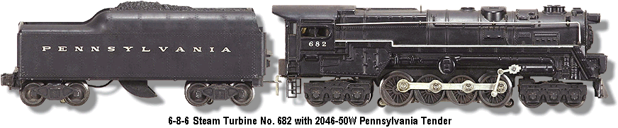 Lionel Trains Locomotive No. 682