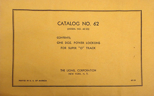 No. 62-25 Assembly Envelope