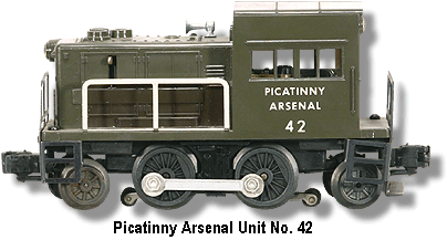 The Lionel No. 42 Picatinny Arsenal Gas Turbine Unit