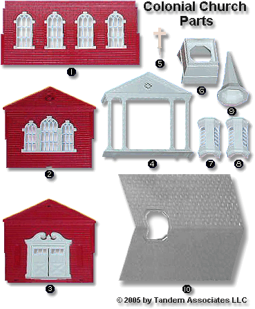 Colonial Church Parts