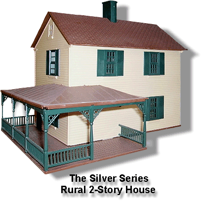 The Plasticville Rural 2-Story House