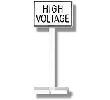 High Voltage Sign