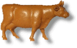 Brown Standing Cow
